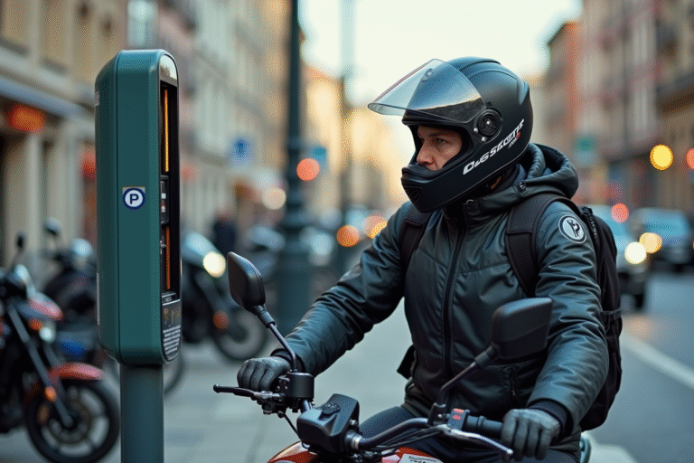 Stationnement moto : Comment payer ou être exempté ? - Auto Tendance